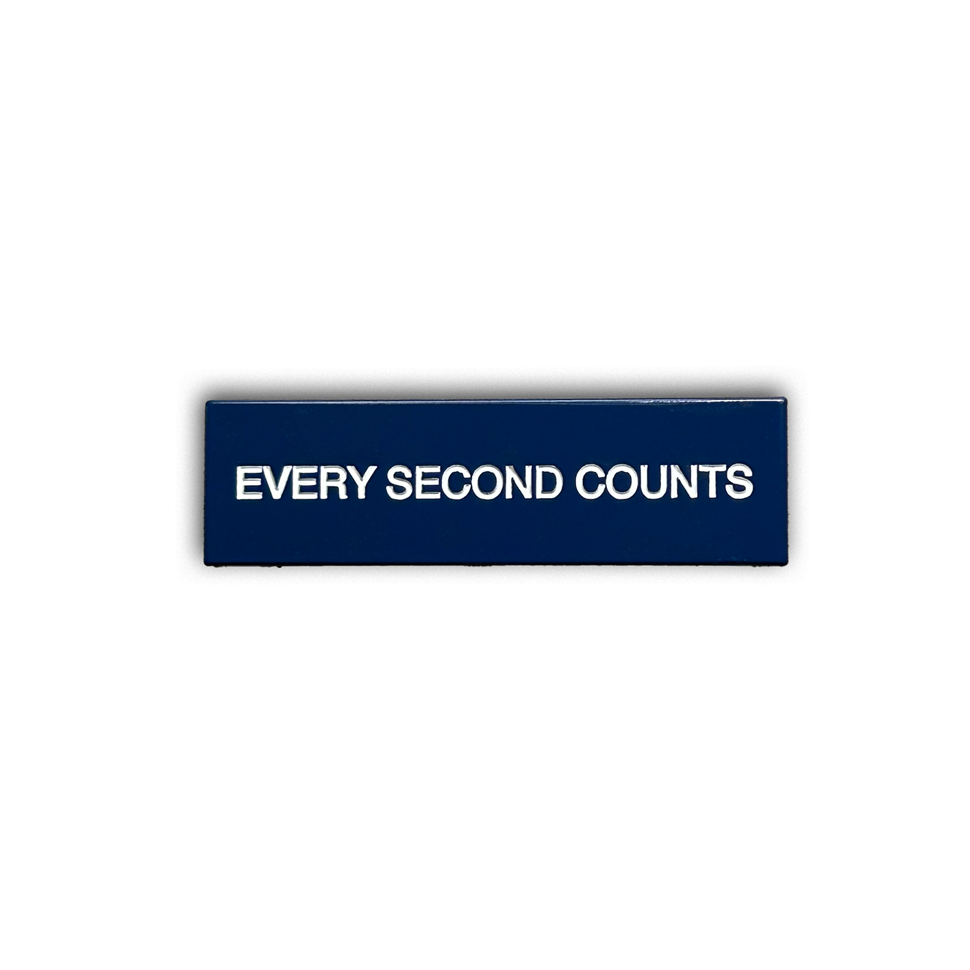 Every Second Counts Pin