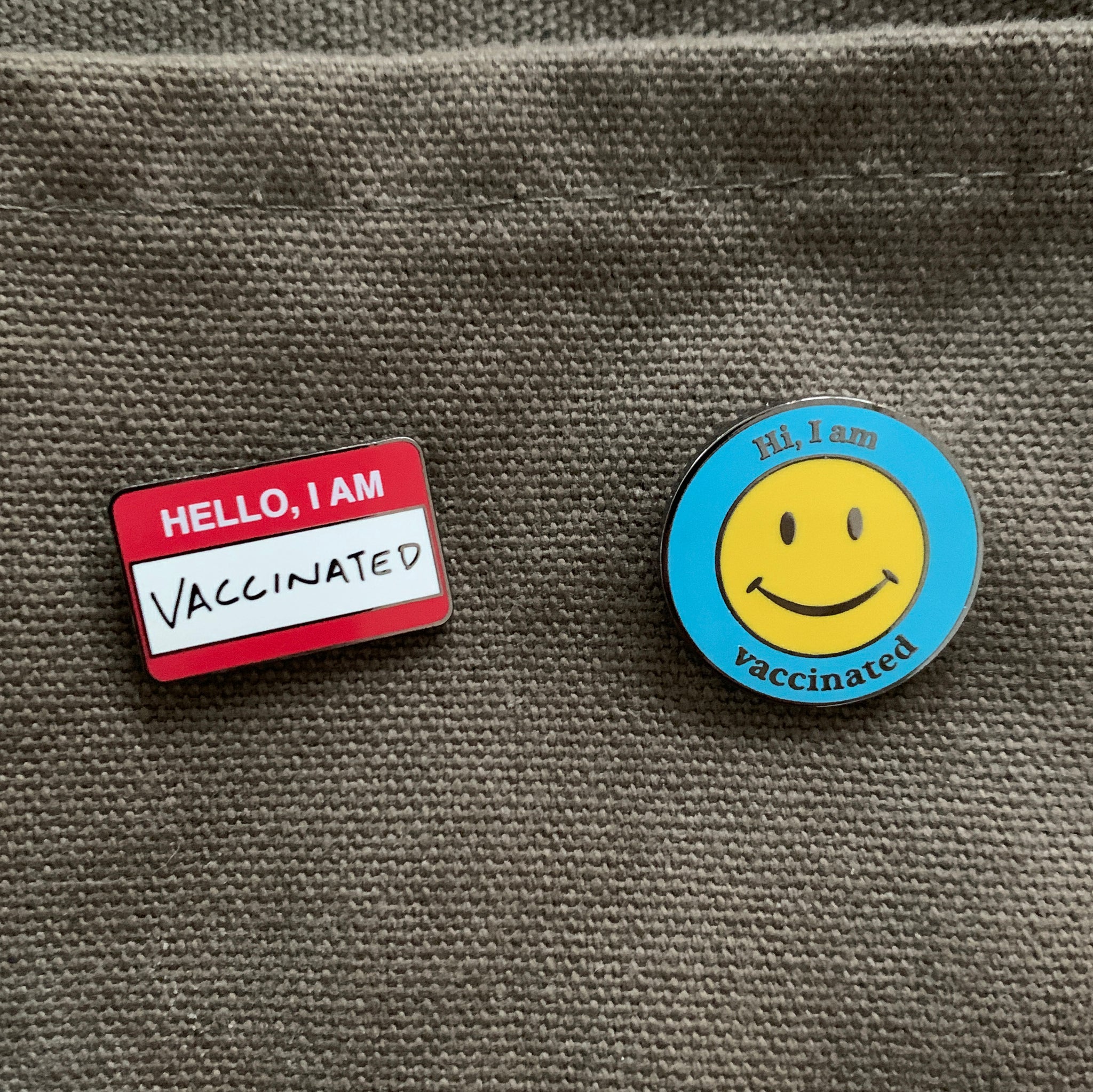 Hello, I'm Vaccinated Pin